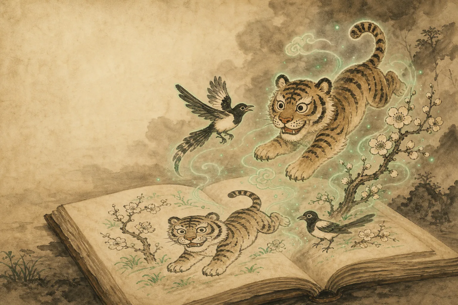 塗った絵が紙からARで浮かび上がる、体験型学習のシーン